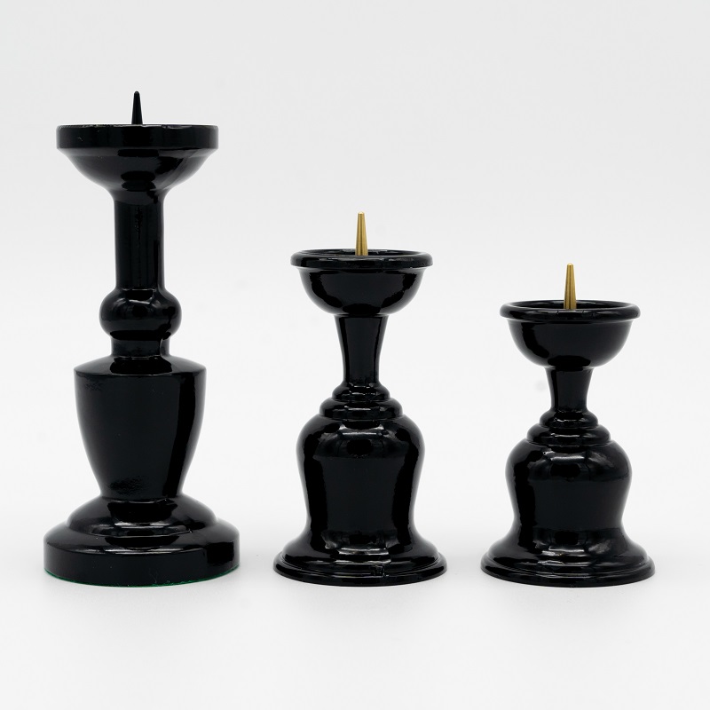 灯立 2.5寸 D金 黒 1本 高さ9cm 燭台 創価学会仏具 | 【公式】創価学会